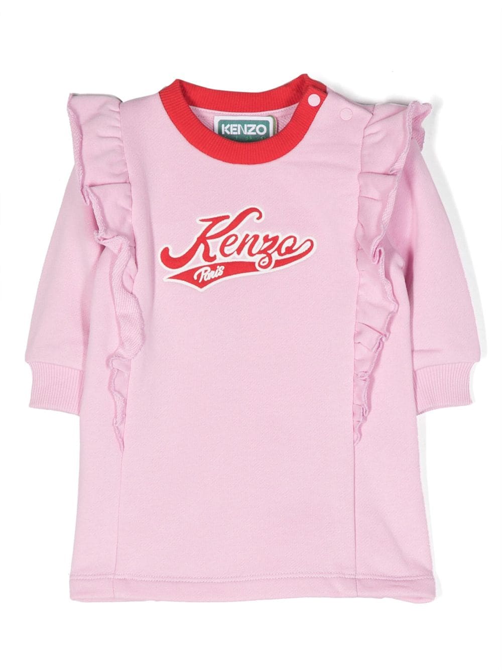 Kenzo Kids Kleid mit Logo-Stickerei - Rosa von Kenzo Kids