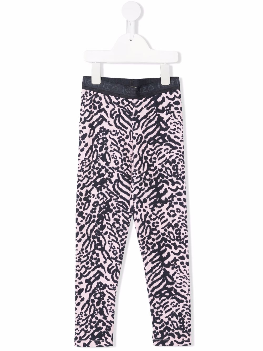 Kenzo Kids Leggings mit Animal-Print - Rosa von Kenzo Kids