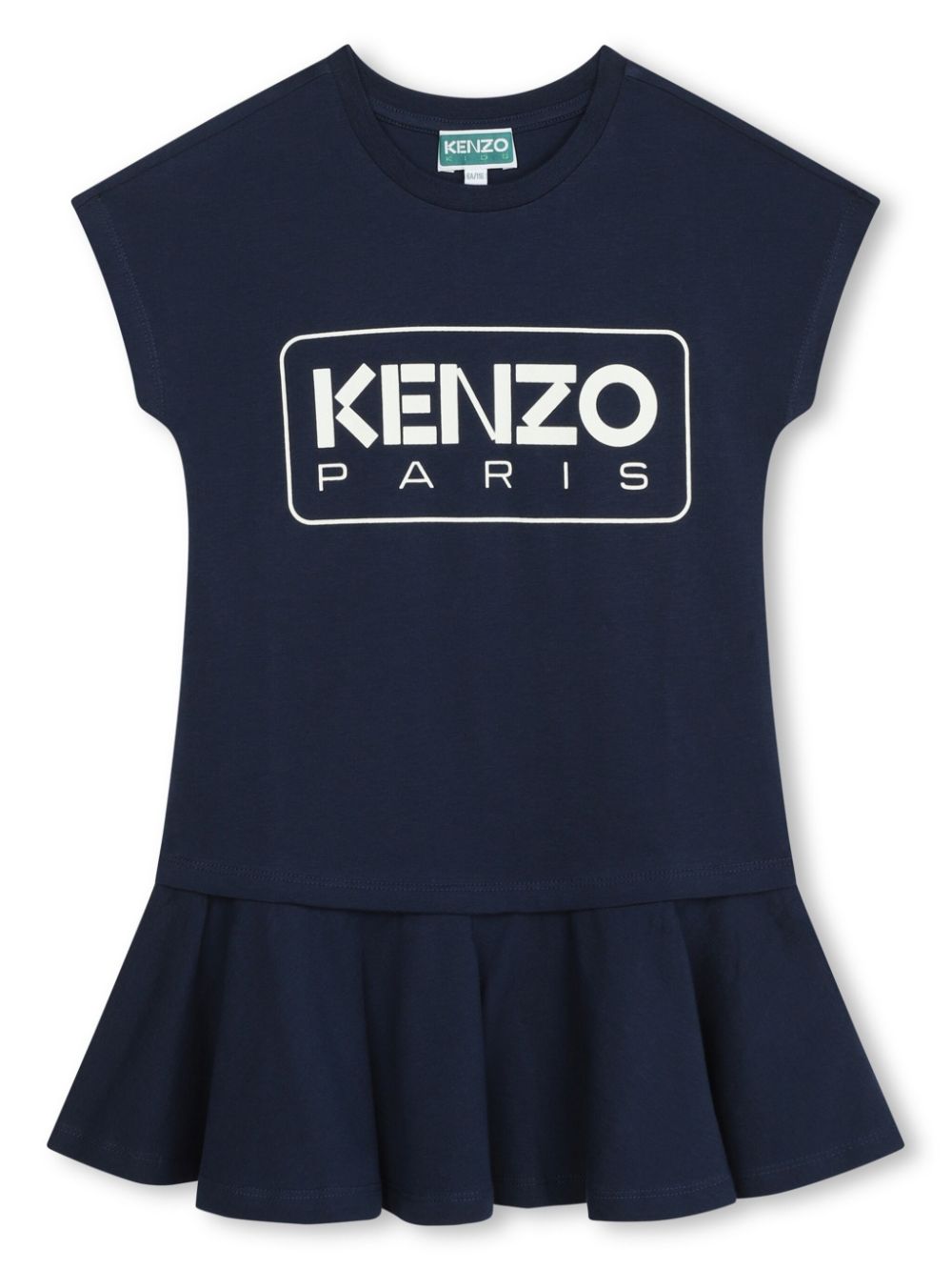 Kenzo Kids Minikleid mit Logo-Print - Blau von Kenzo Kids