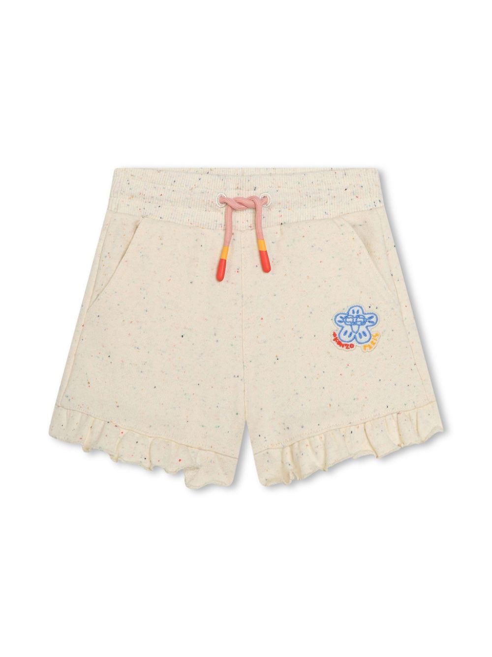 Kenzo Kids Shorts mit Logo-Applikation - Nude von Kenzo Kids