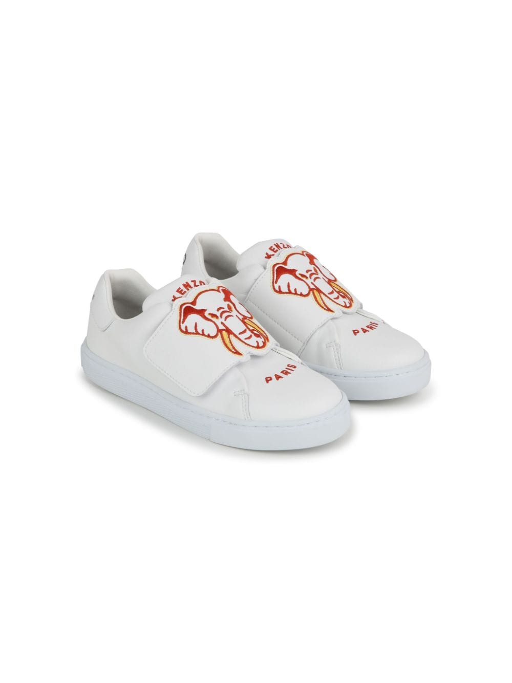 Kenzo Kids Sneakers mit Klettverschluss - Weiß von Kenzo Kids