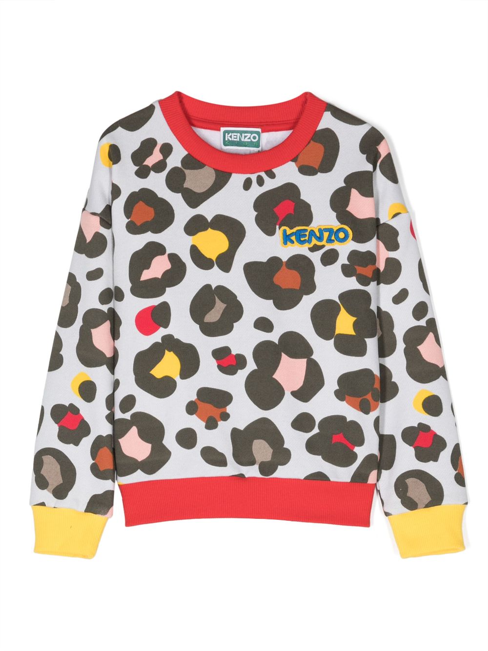 Kenzo Kids Sweatshirt mit Animal-Print - Nude von Kenzo Kids