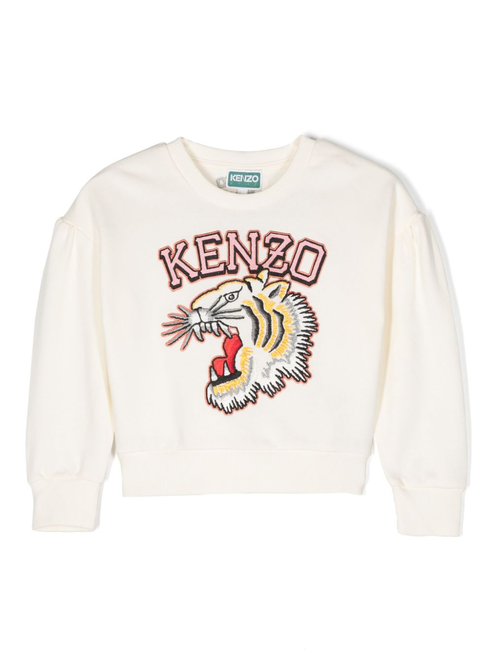 Kenzo Kids Sweatshirt mit Logo-Applikation - Nude von Kenzo Kids