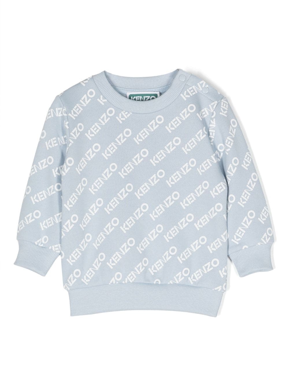 Kenzo Kids Sweatshirt mit Logo-Print - Blau von Kenzo Kids