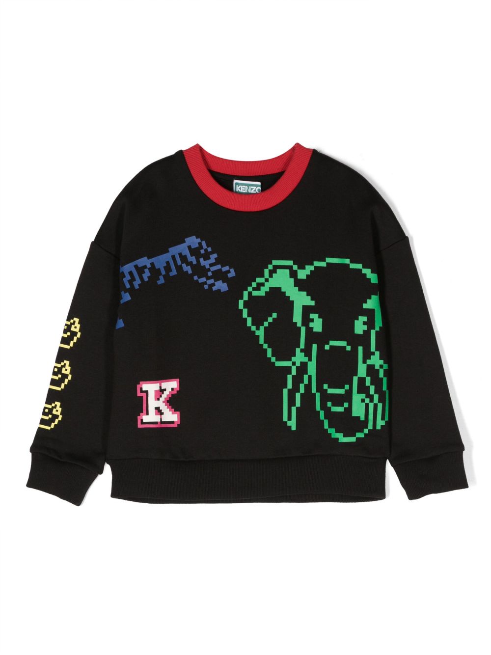 Kenzo Kids Sweatshirt mit grafischem Print - Blau von Kenzo Kids