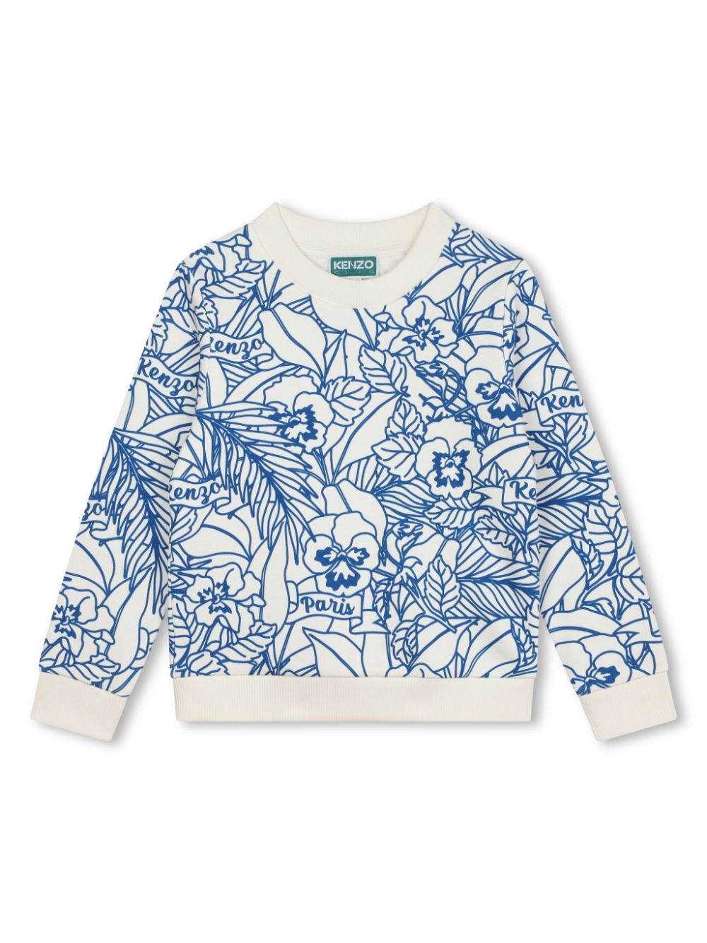 Kenzo Kids Sweatshirt mit grafischem Print - Nude von Kenzo Kids