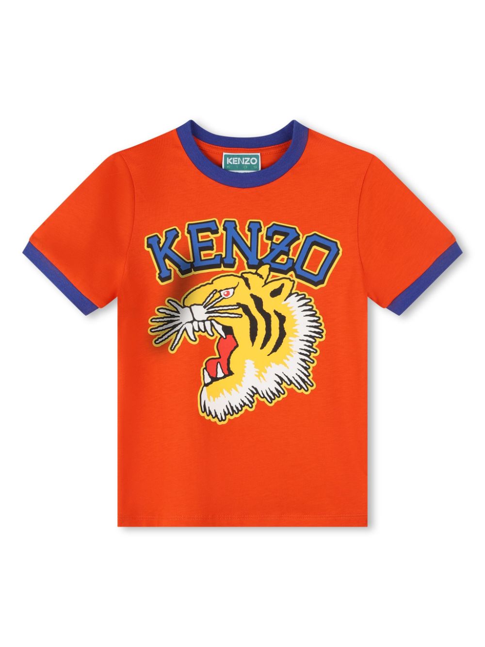 Kenzo Kids T-Shirt aus Bio-Baumwolle mit Logo-Print - Orange von Kenzo Kids