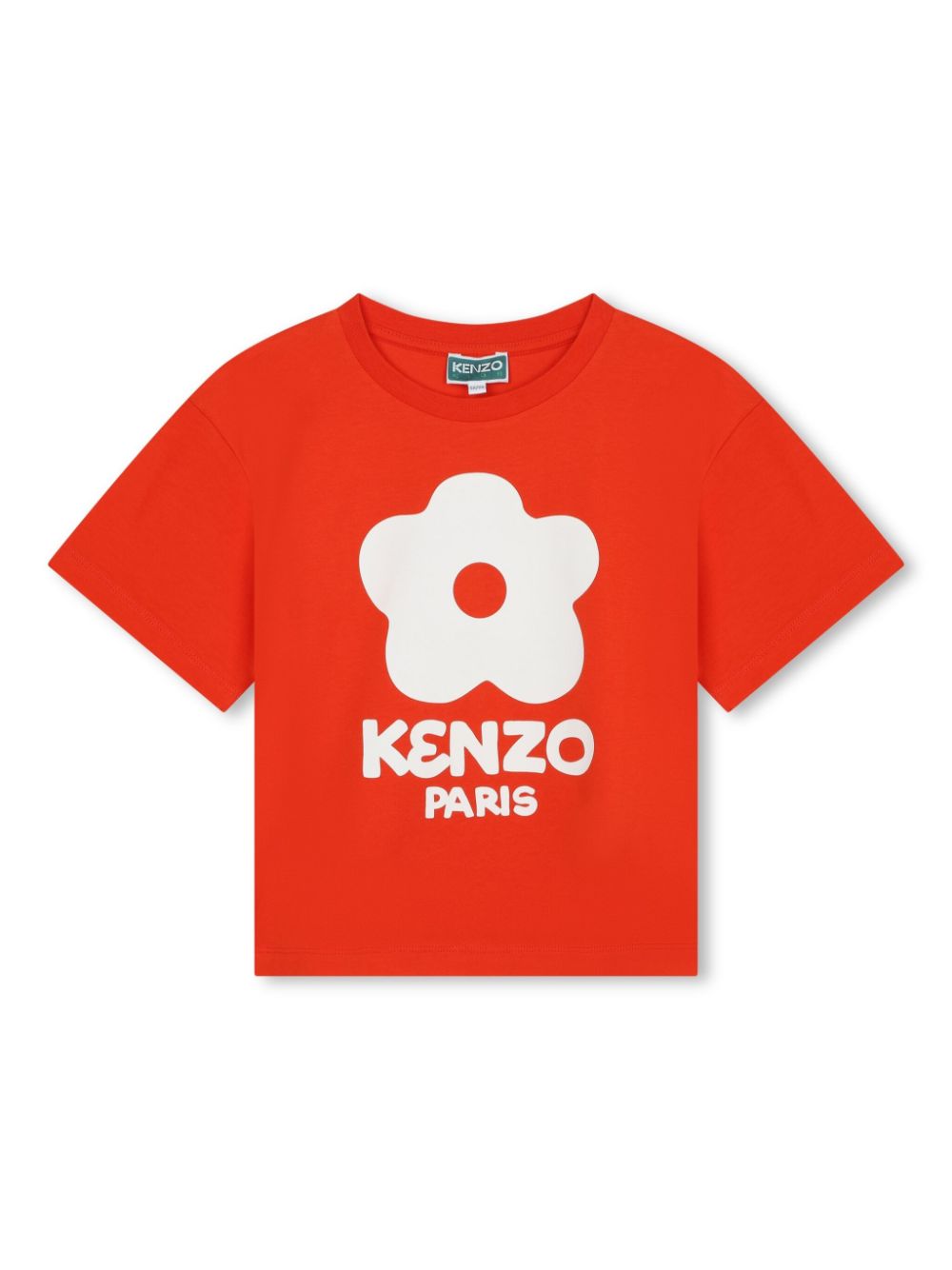 Kenzo Kids T-Shirt aus Bio-Baumwolle mit Logo-Print - Rot von Kenzo Kids