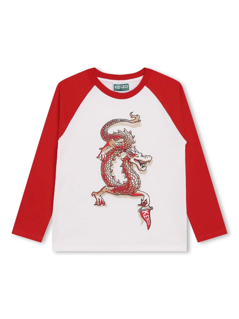 Kenzo Kids T-Shirt mit Drachen-Print - Rot von Kenzo Kids