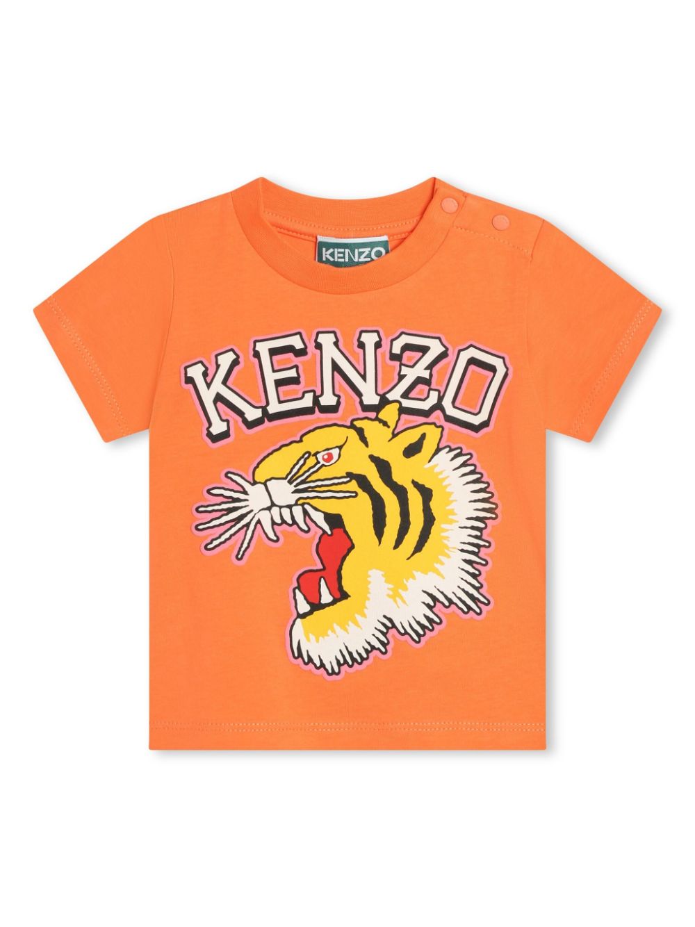 Kenzo Kids T-Shirt mit grafischem Print - Orange von Kenzo Kids