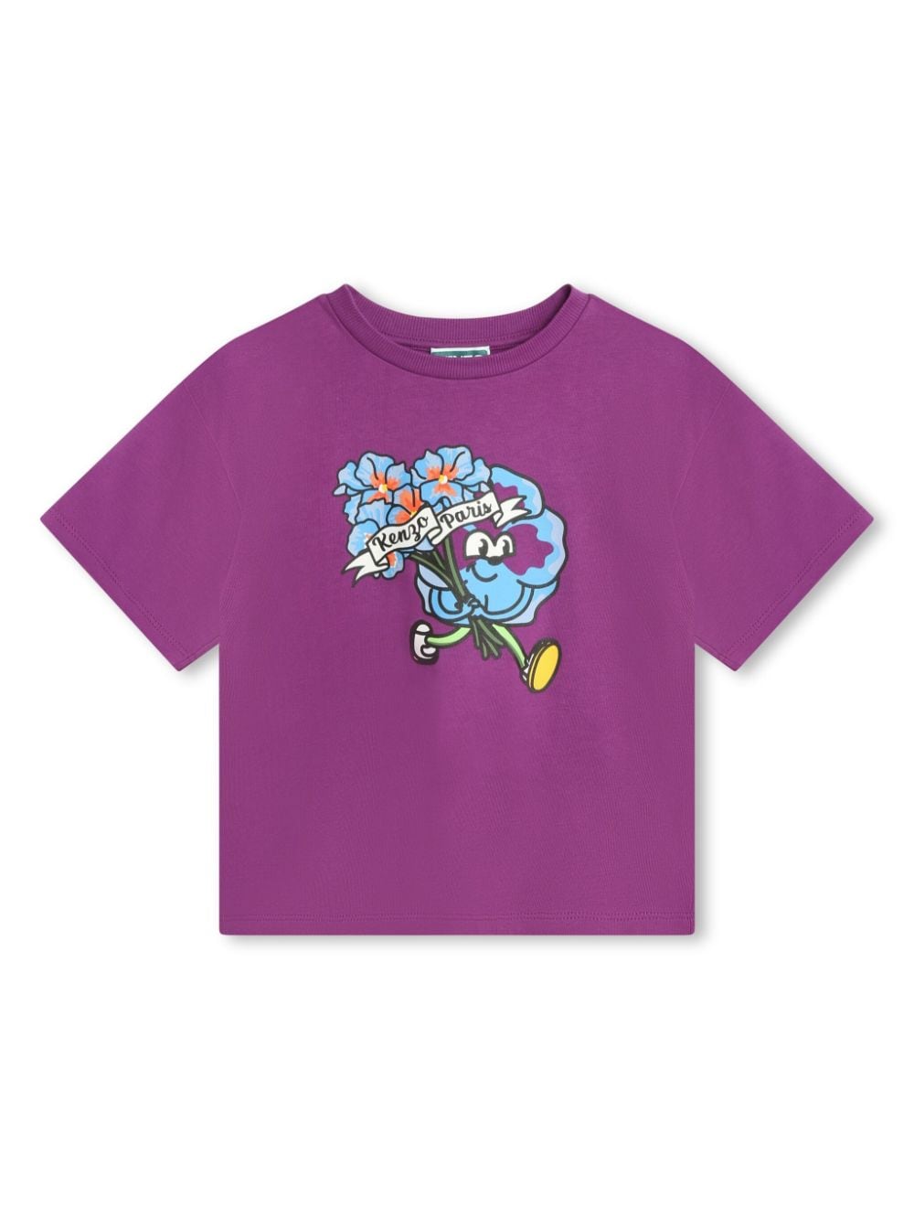 Kenzo Kids T-Shirt mit grafischem Print - Violett von Kenzo Kids