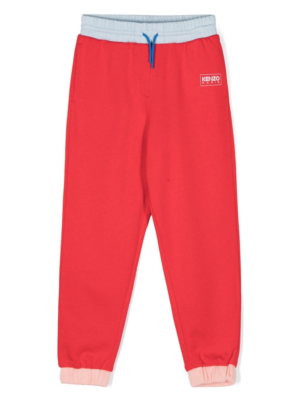 Kenzo Kids Jogginghose in Colour-Block-Optik - Rot von Kenzo Kids