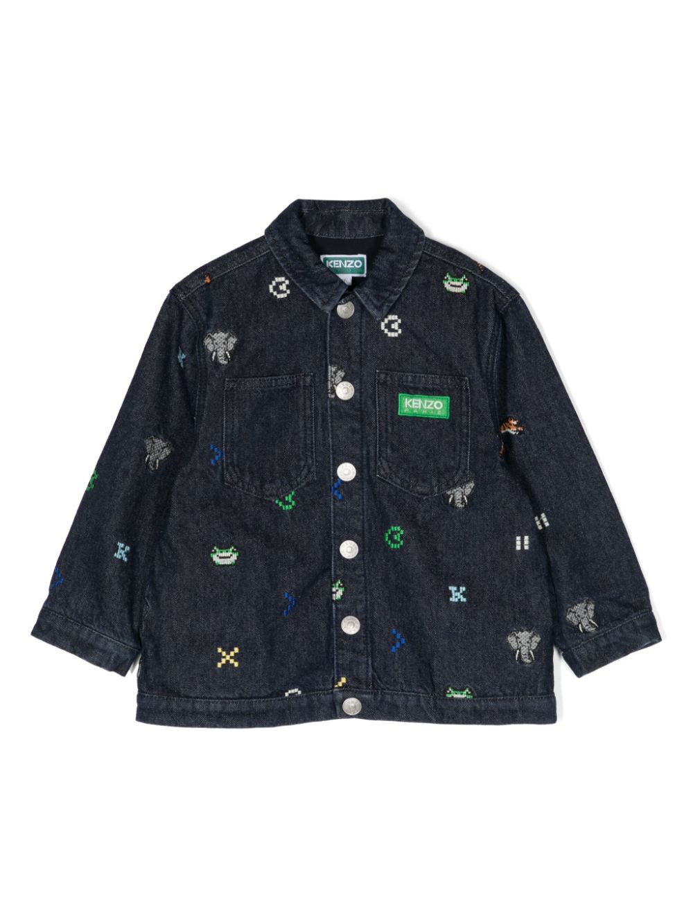 Kenzo Kids Jacke mit Stickerei - Blau von Kenzo Kids