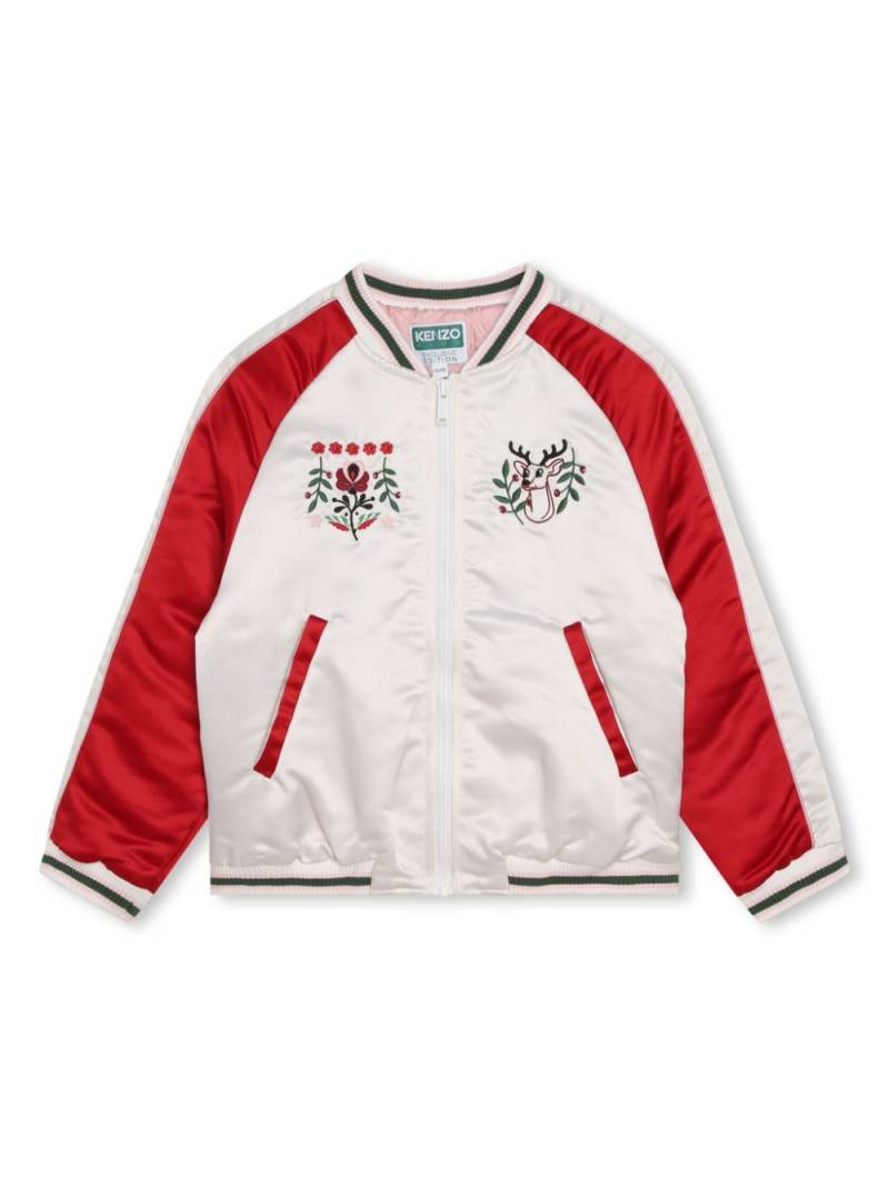 Kenzo Kids Exlusive Edition Bomberjacke - Weiß von Kenzo Kids