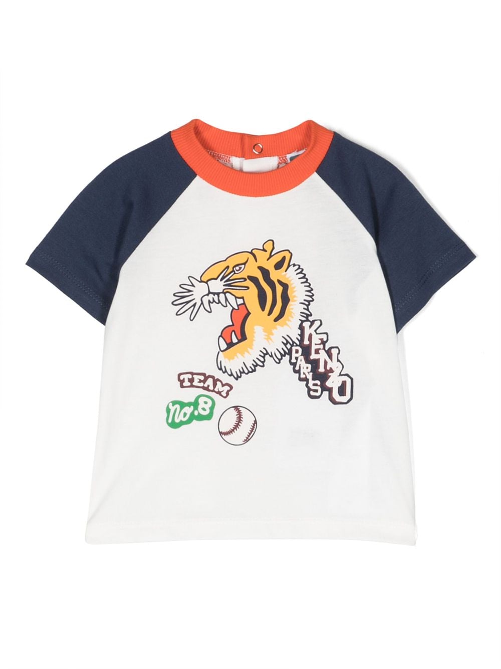 Kenzo Kids T-Shirt mit grafischem Print - Weiß von Kenzo Kids