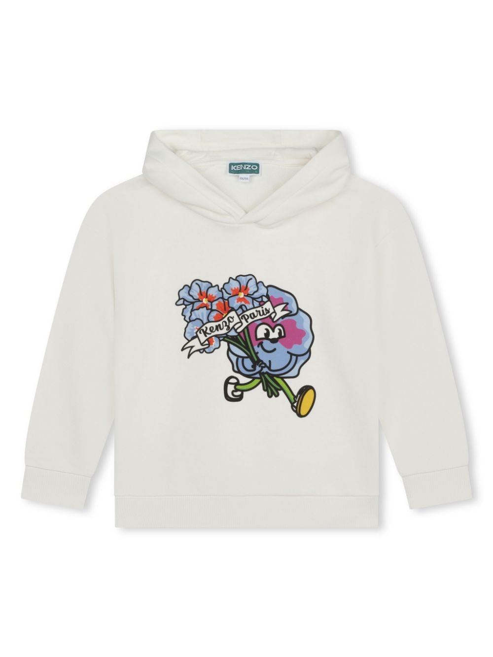 Kenzo Kids Hoodie mit grafischem Print - Nude von Kenzo Kids