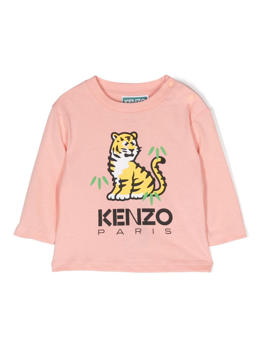 Kenzo Kids Sweatshirt mit grafischem Print - Rosa von Kenzo Kids