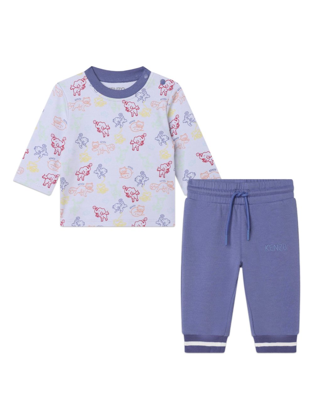 Kenzo Kids Jogginganzug aus Bio-Baumwolle - Weiß von Kenzo Kids