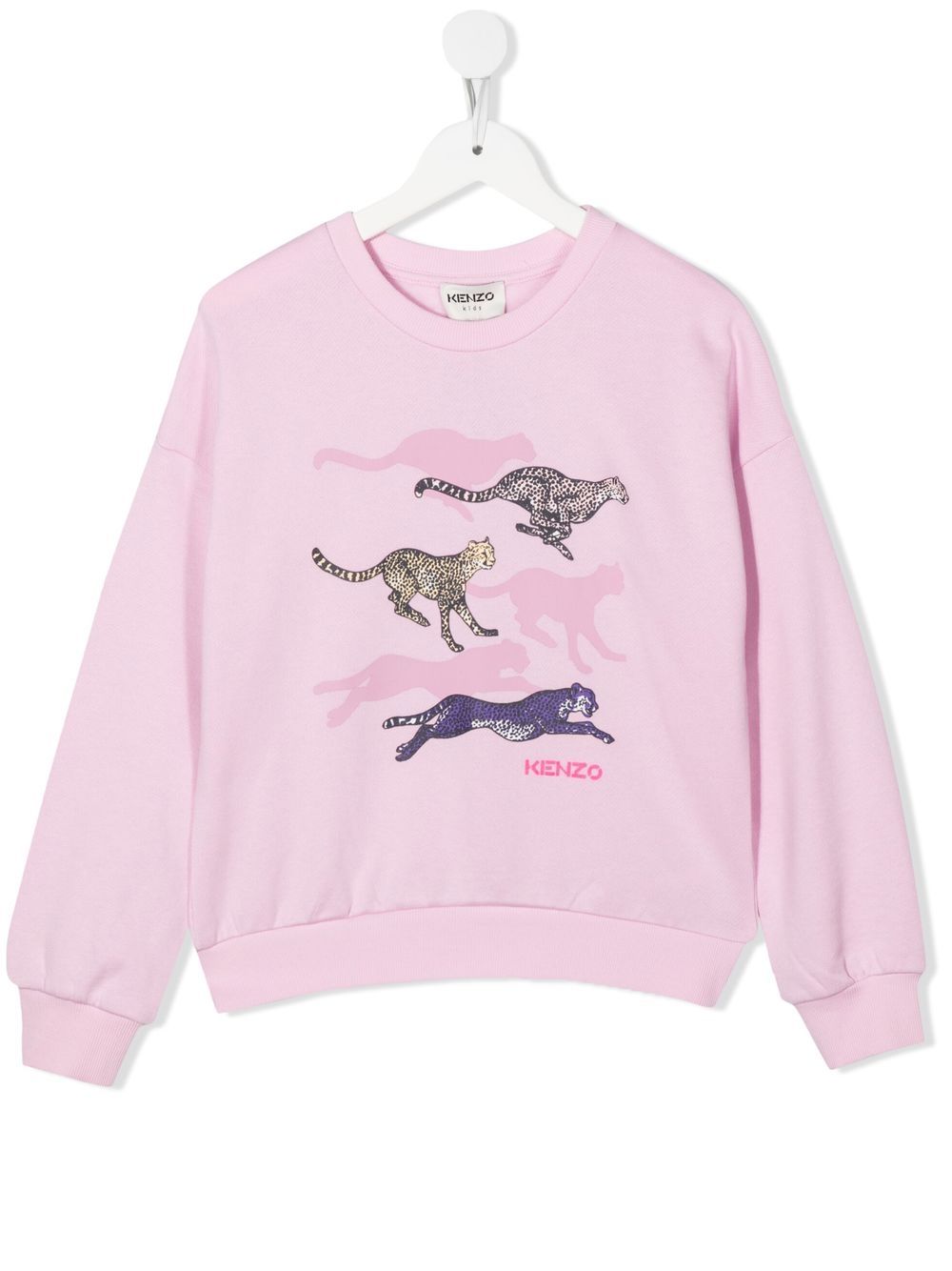 Kenzo Kids Sweatshirt mit grafischem Print - Rosa von Kenzo Kids