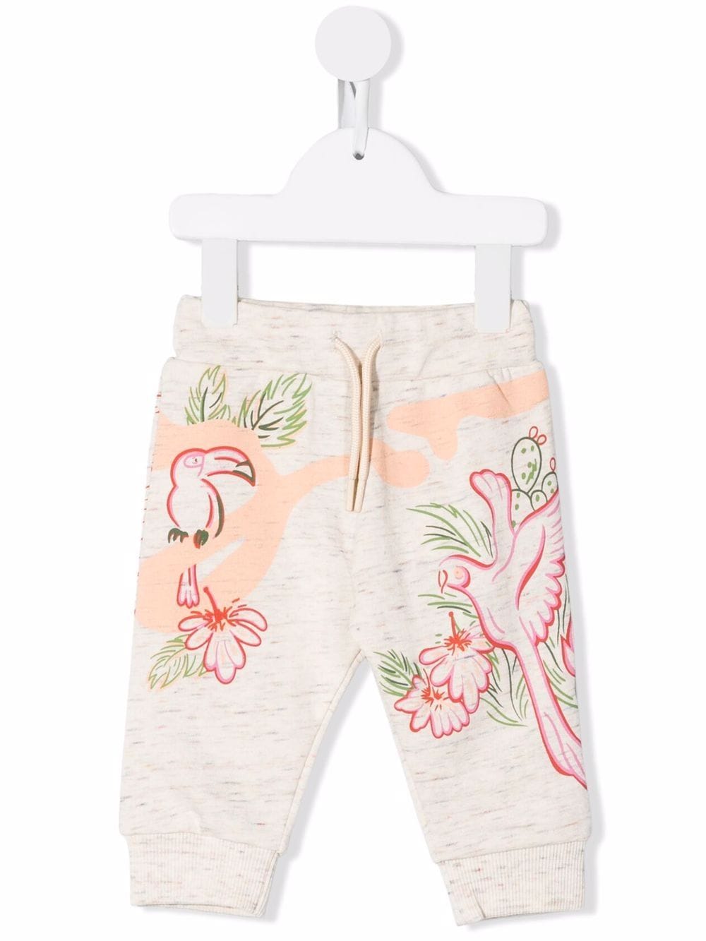 Kenzo Kids Jogginghose mit Dschungel-Print - Nude von Kenzo Kids