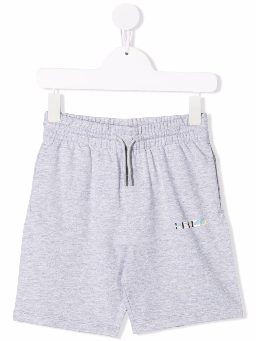 Kenzo Kids Jersey-Shorts mit Logo - Grau von Kenzo Kids