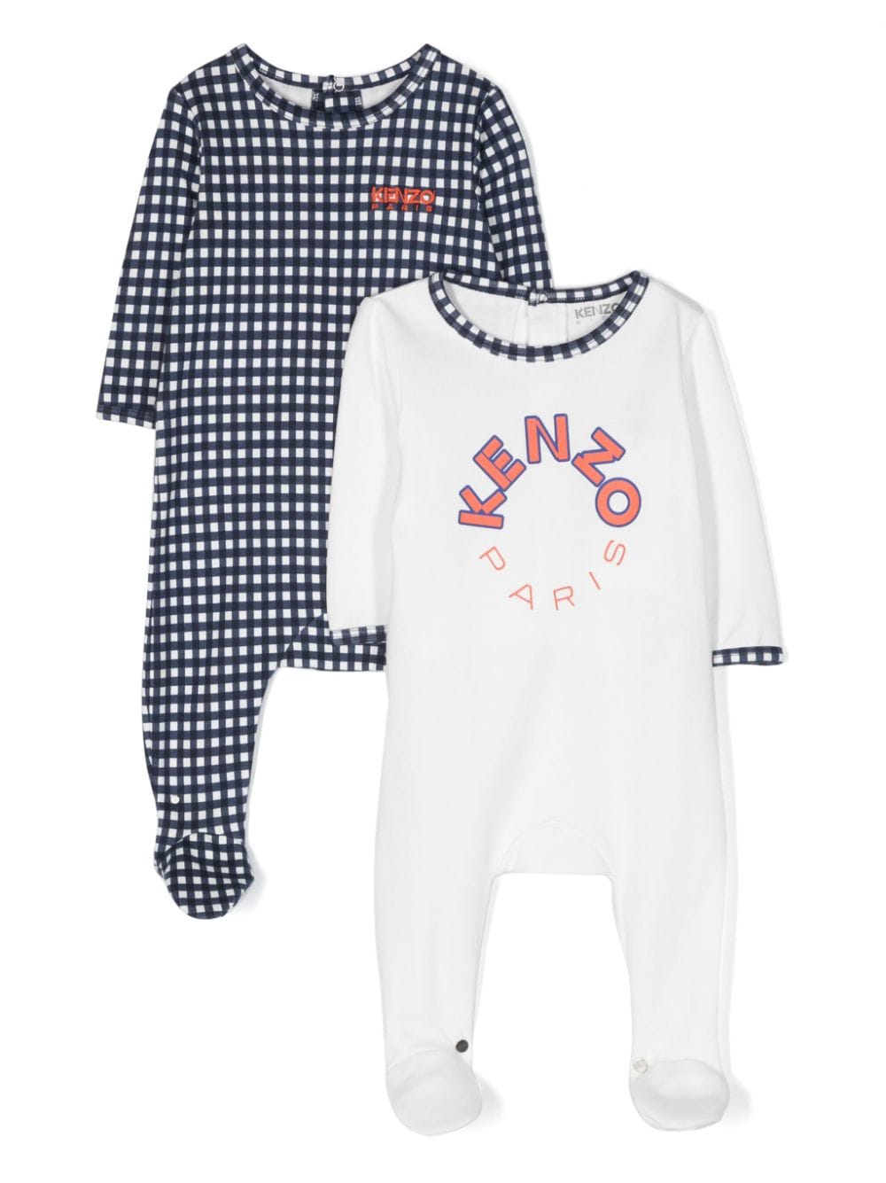 Kenzo Kids Strampler-Set mit Logo-Print - Weiß von Kenzo Kids