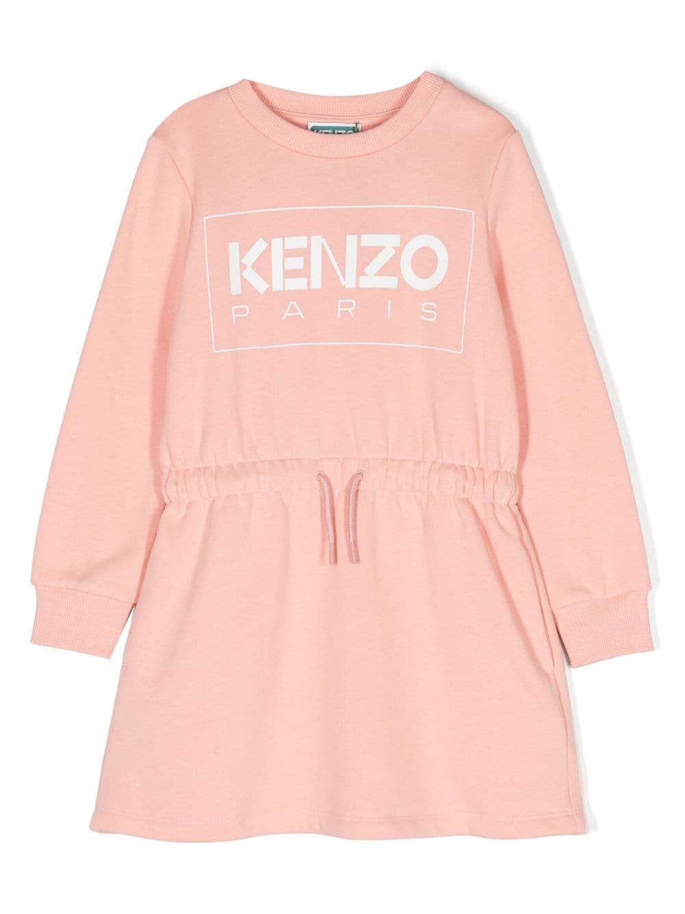 Kenzo Kids Kleid mit Logo-Print - Rosa von Kenzo Kids
