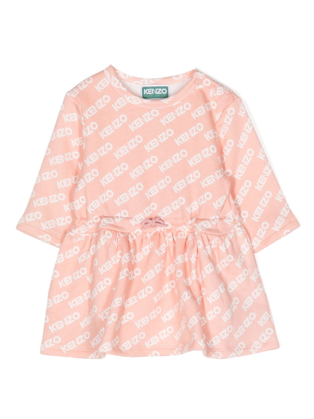 Kenzo Kids Minikleid mit Logo-Print - Rosa von Kenzo Kids