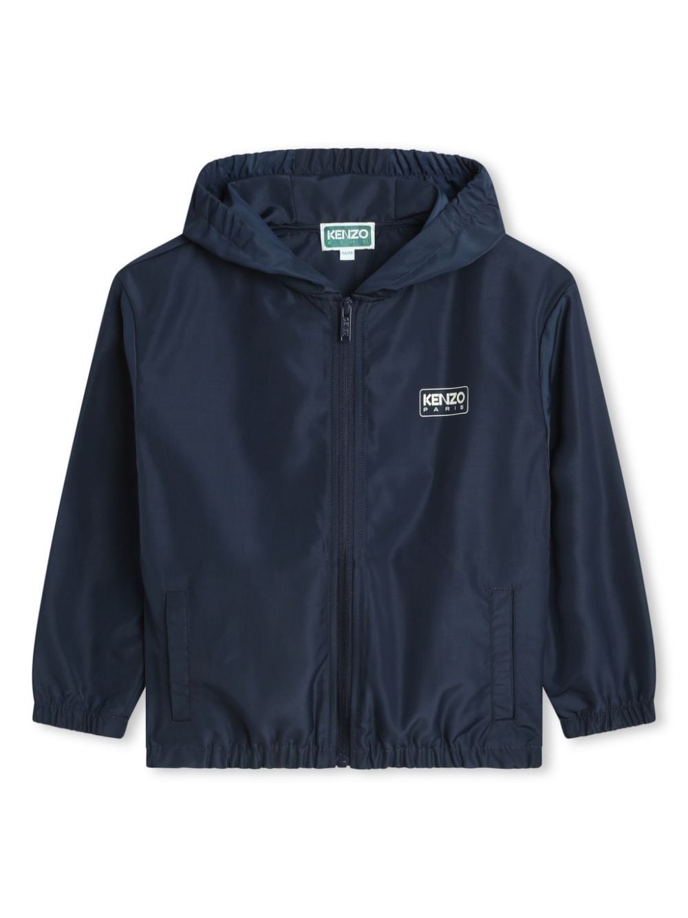 Kenzo Kids Windbreaker mit Logo-Print - Blau von Kenzo Kids