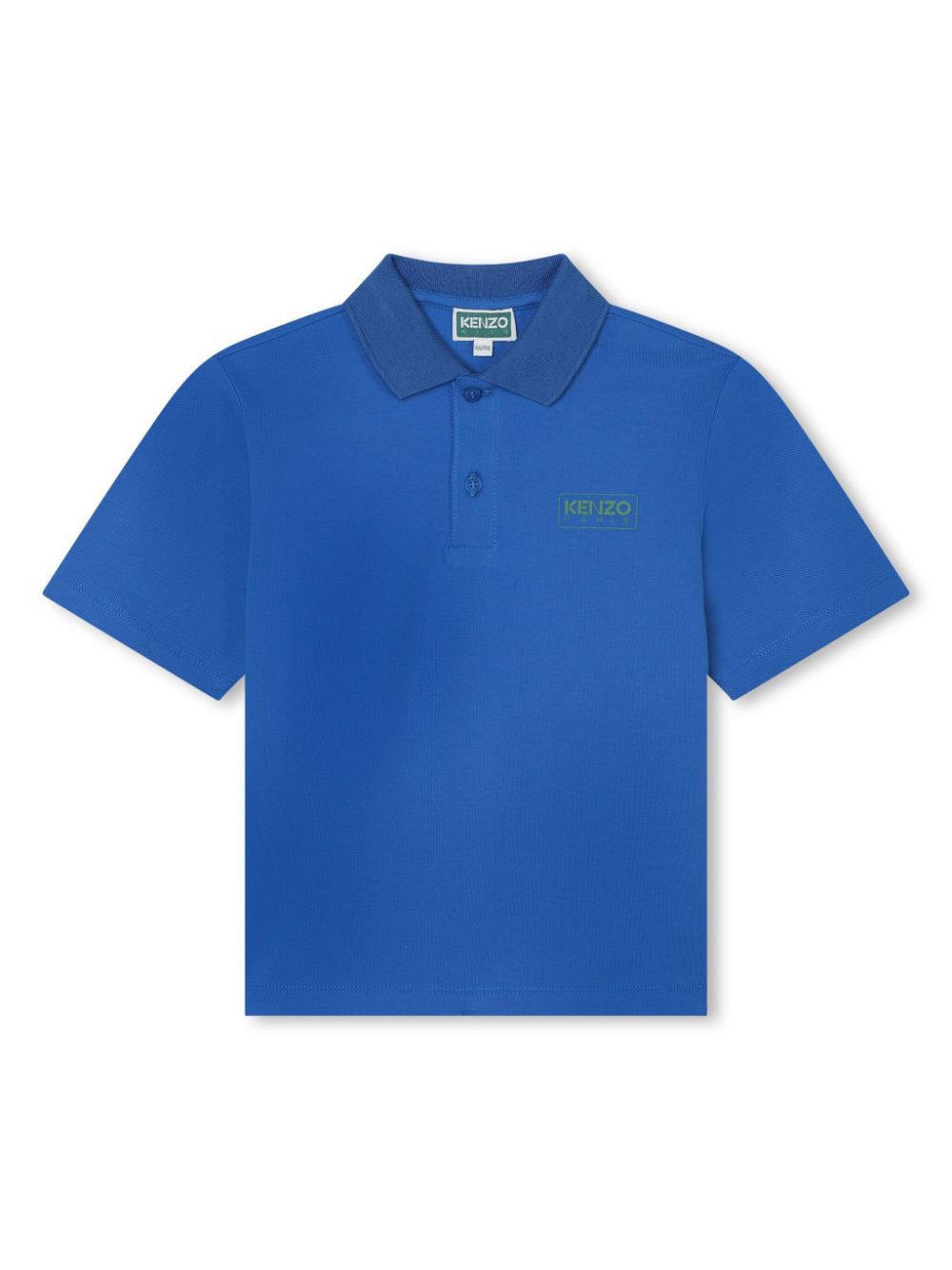 Kenzo Kids Pikee-Poloshirt mit Logo-Print - Blau von Kenzo Kids