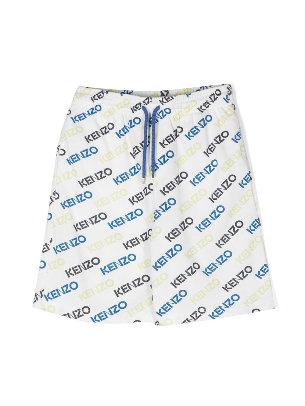 Kenzo Kids Shorts mit Logo-Print - Weiß von Kenzo Kids