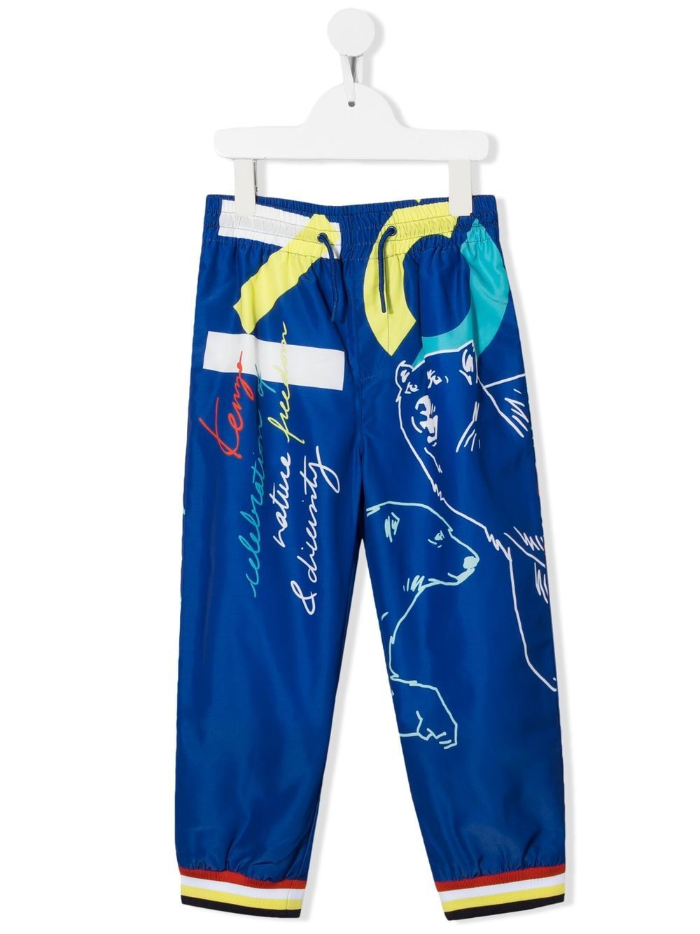 Kenzo Kids Jogginghose mit Logo-Print - Blau von Kenzo Kids