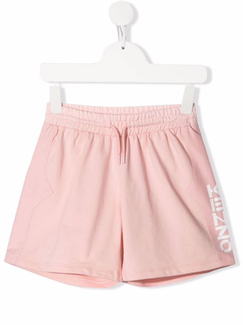 Kenzo Kids Joggingshorts mit Logo-Print - Rosa von Kenzo Kids