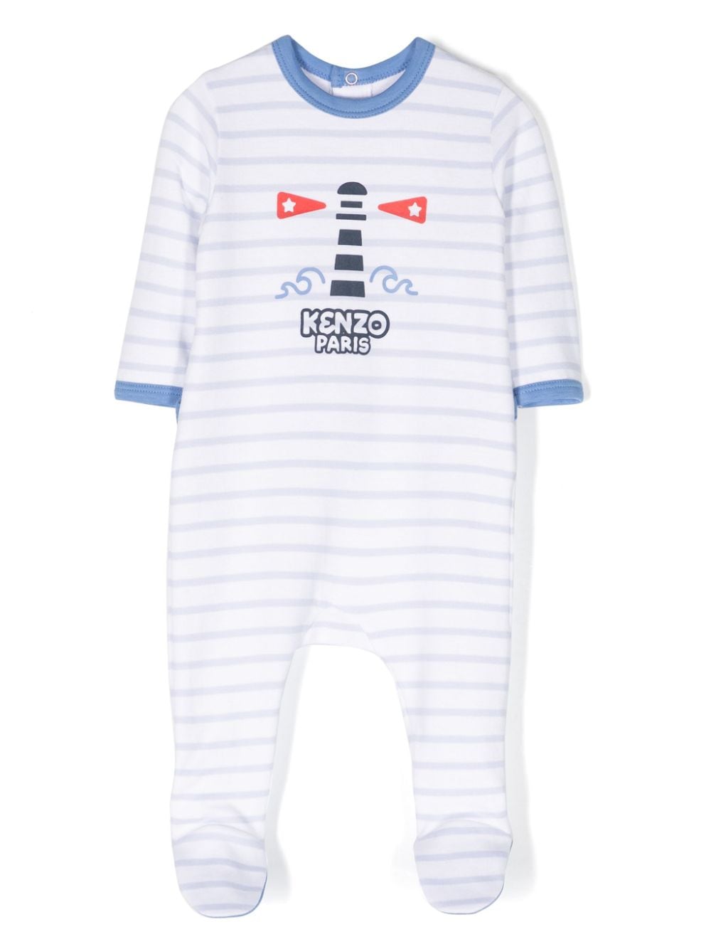 Kenzo Kids Gestreifter Pyjama - Weiß von Kenzo Kids