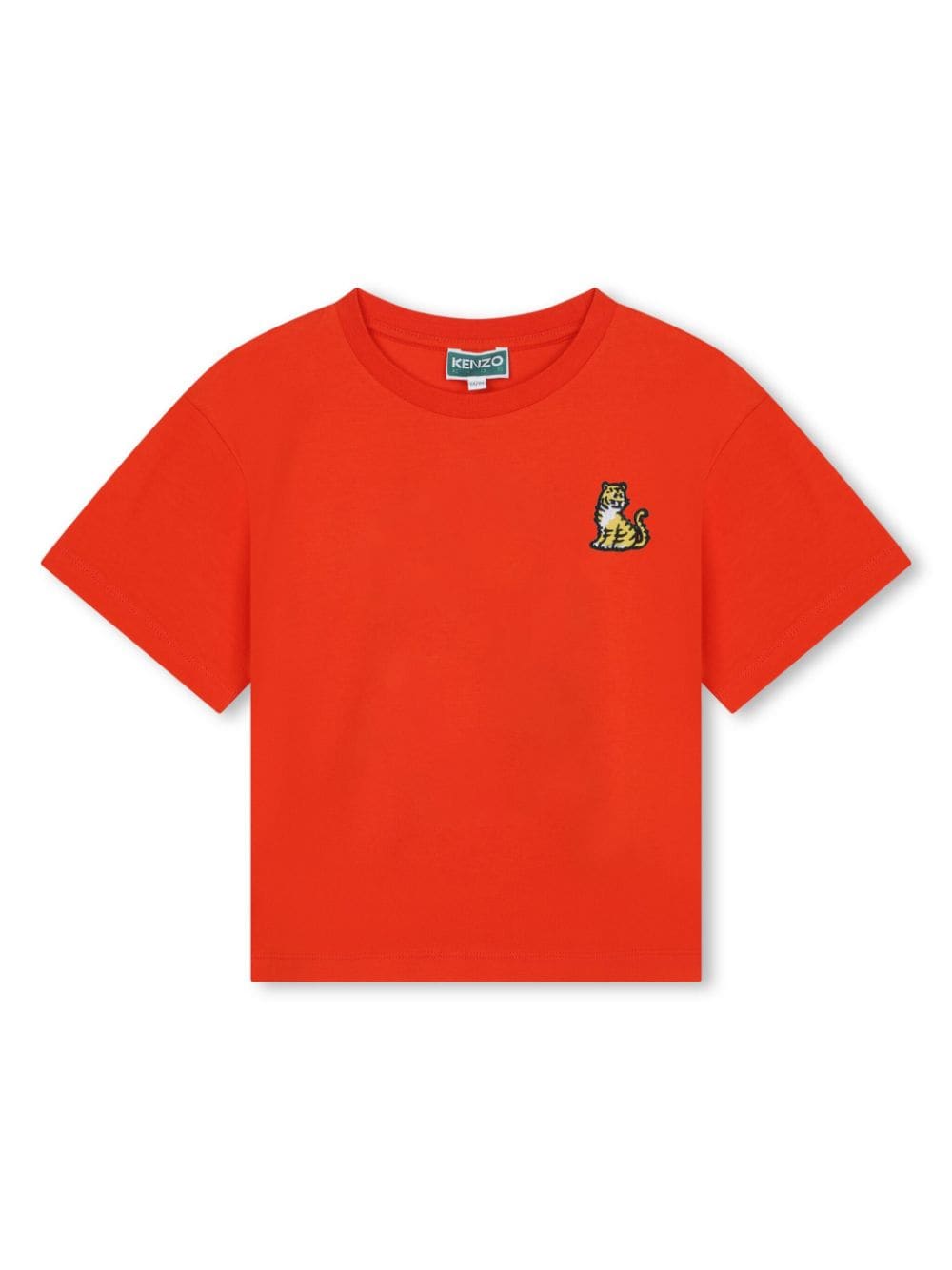 Kenzo Kids T-Shirt mit Tigerstickerei - Rot von Kenzo Kids