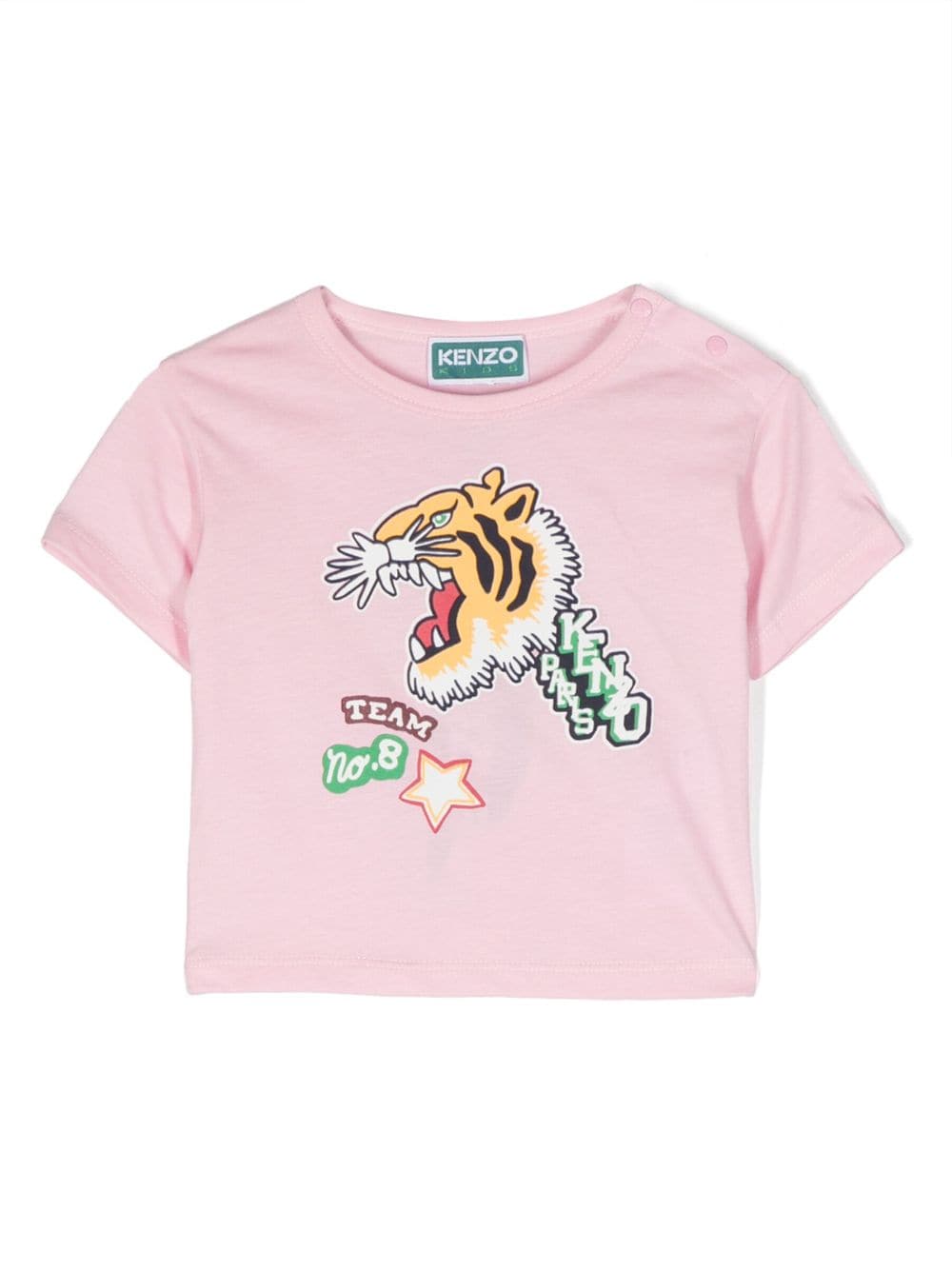 Kenzo Kids T-Shirt mit Tiger-Print - Rosa von Kenzo Kids