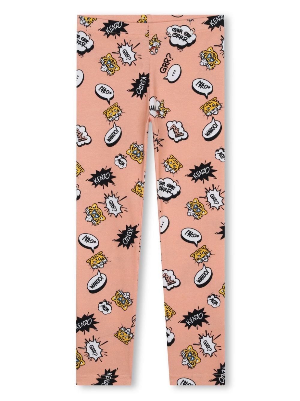 Kenzo Kids Leggings mit Tiger-Print - Nude von Kenzo Kids