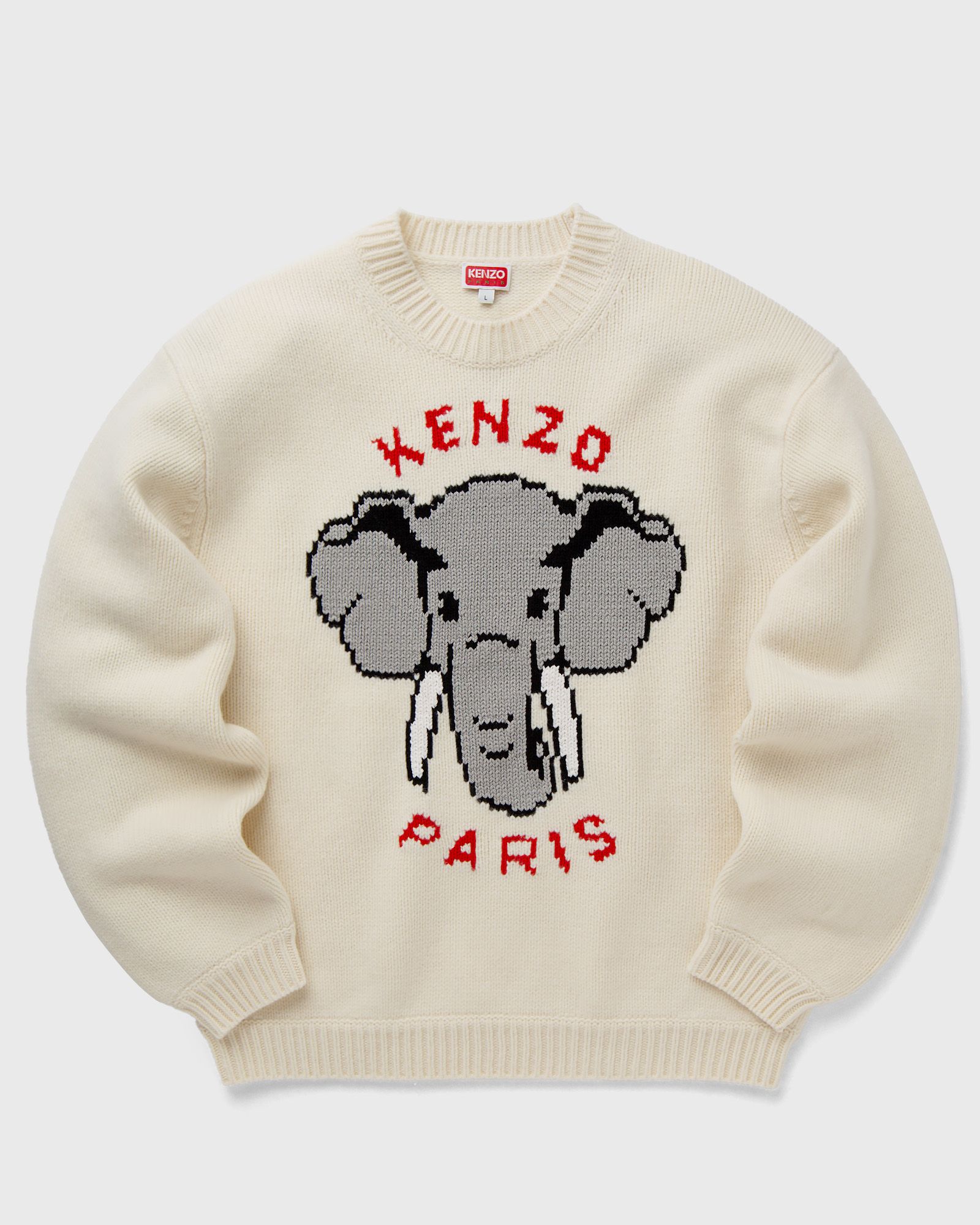 KENZO ELEPHANT JUMPER men Pullovers beige in Größe:M von Kenzo