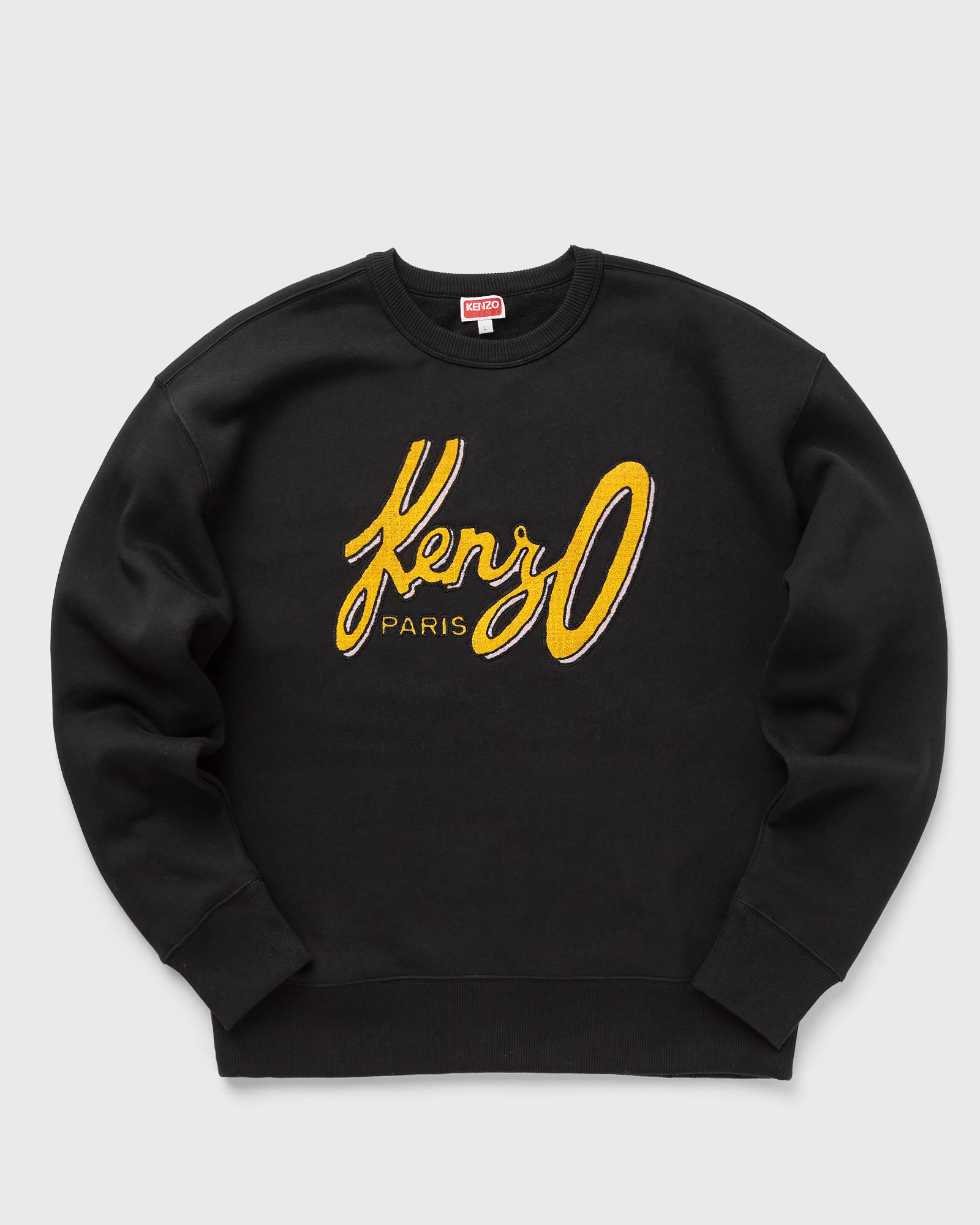 Kenzo ARCHIVE OVERSIZE LOGO SWEATER men Sweatshirts black in Größe:XXL von Kenzo