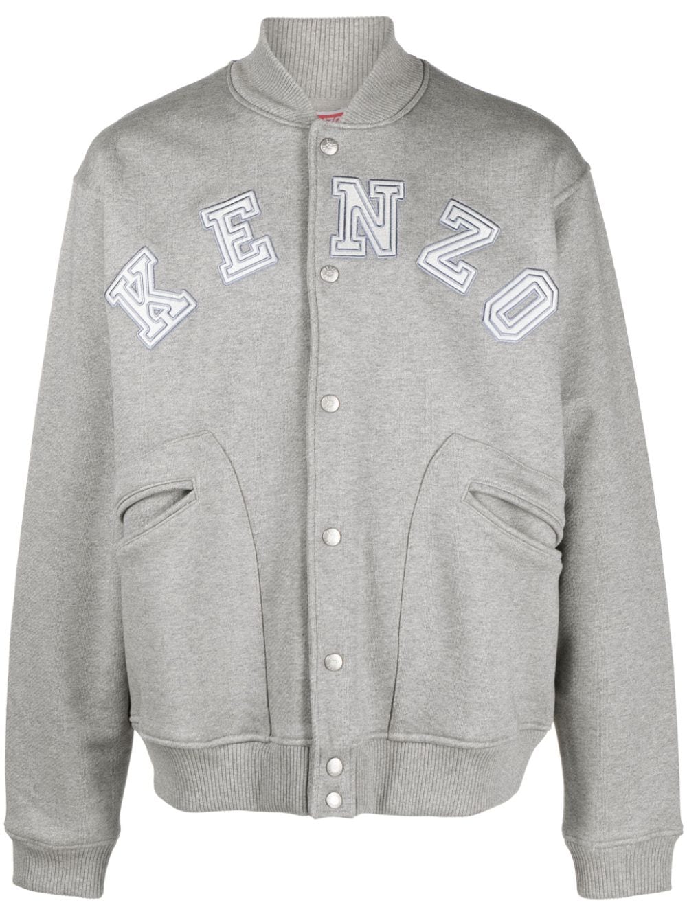 Kenzo Academy Bomberjacke mit Logo-Stickerei - Grau von Kenzo