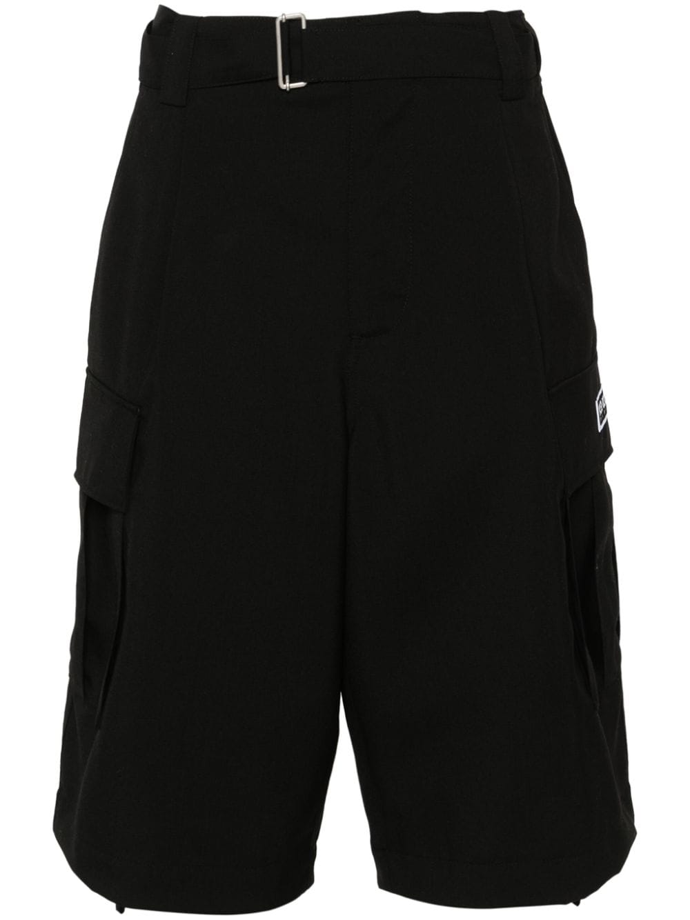 Kenzo Army Cargo-Shorts mit Logo-Patch - Schwarz von Kenzo