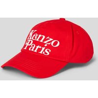 Kenzo Basecap mit Label-Stitching in Rot, Größe One Size von Kenzo