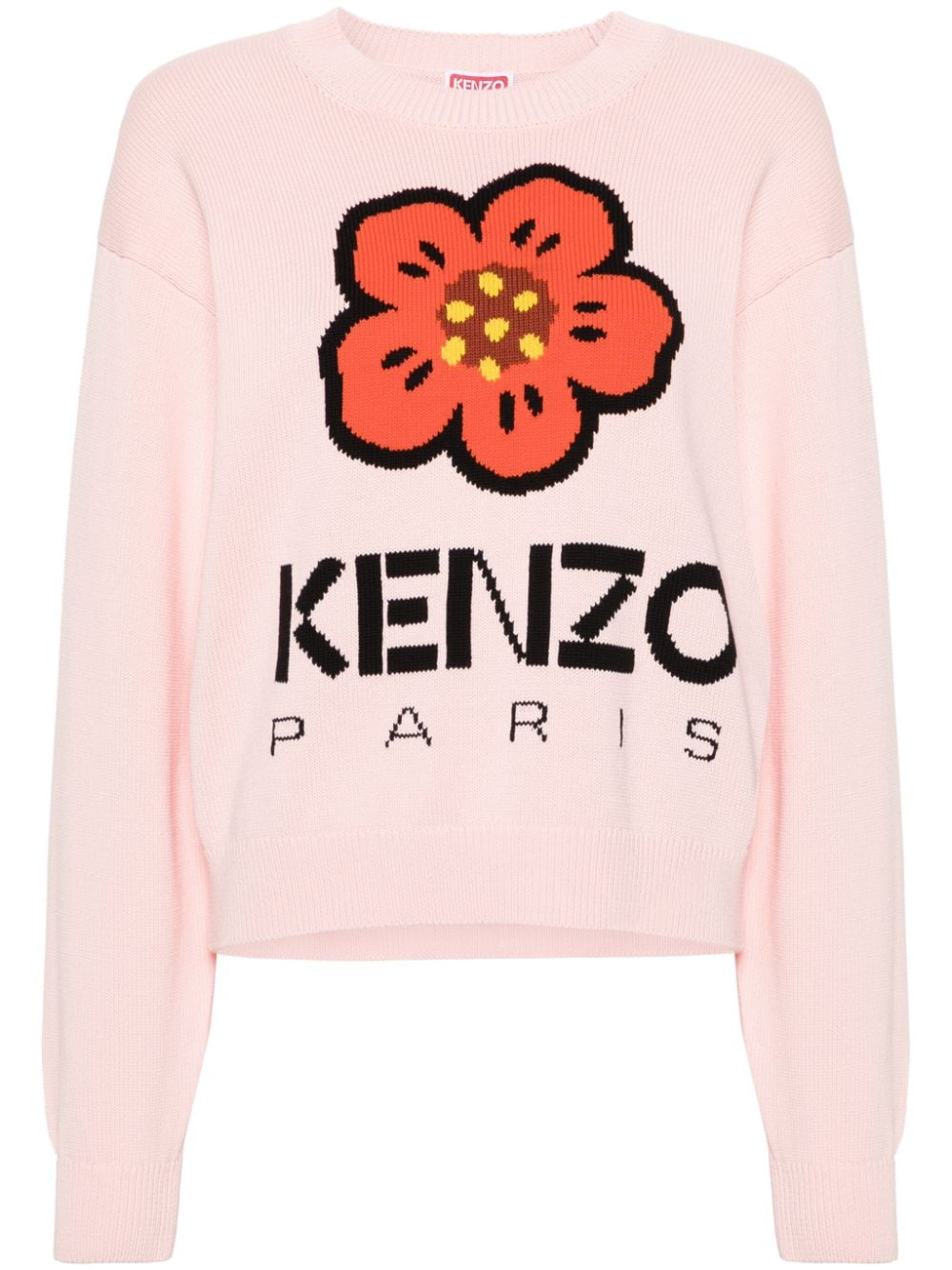 Kenzo Pullover mit Boke Flower-Intarsie - Rosa von Kenzo