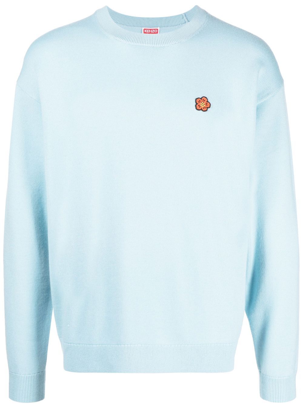 Kenzo Pullover mit Boke Flower-Patch - Blau von Kenzo