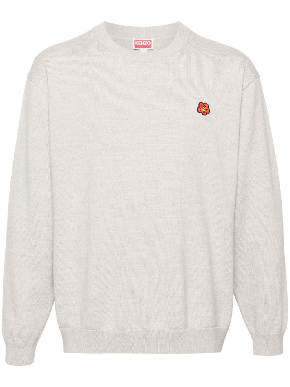 Kenzo Pullover mit Boke Flower-Patch - Grau von Kenzo