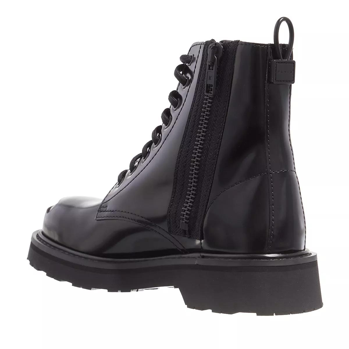 Kenzo Boots & Stiefeletten - Kenzosmile Lace-Up Boots - Gr. 37 (EU) - in Schwarz - für Damen von Kenzo