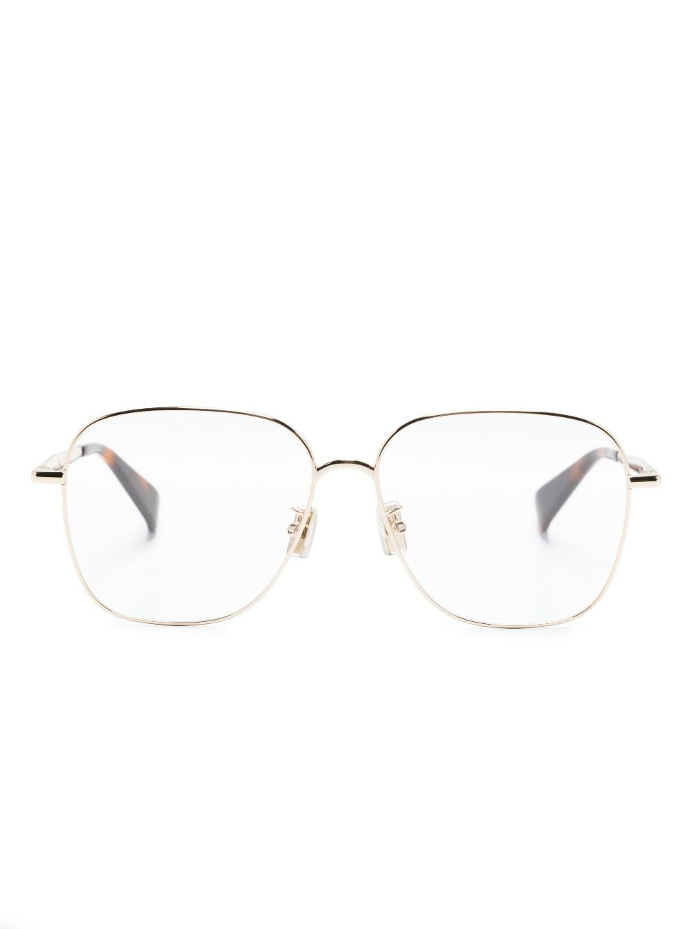 Kenzo Brille mit rundem Gestell - Gold von Kenzo