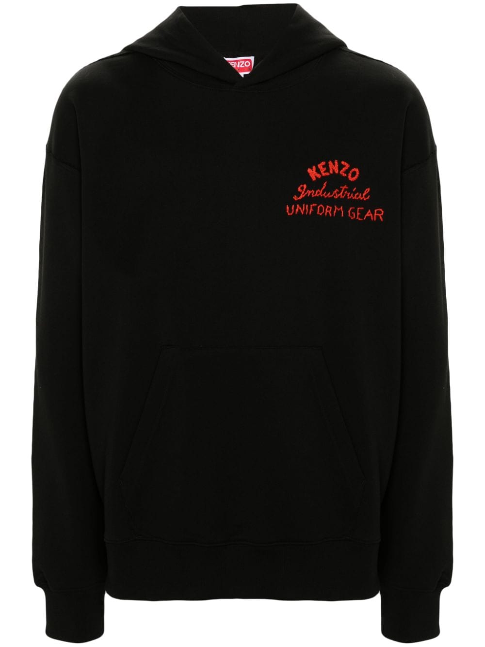 Kenzo Drawn Varsity Hoodie - Schwarz von Kenzo