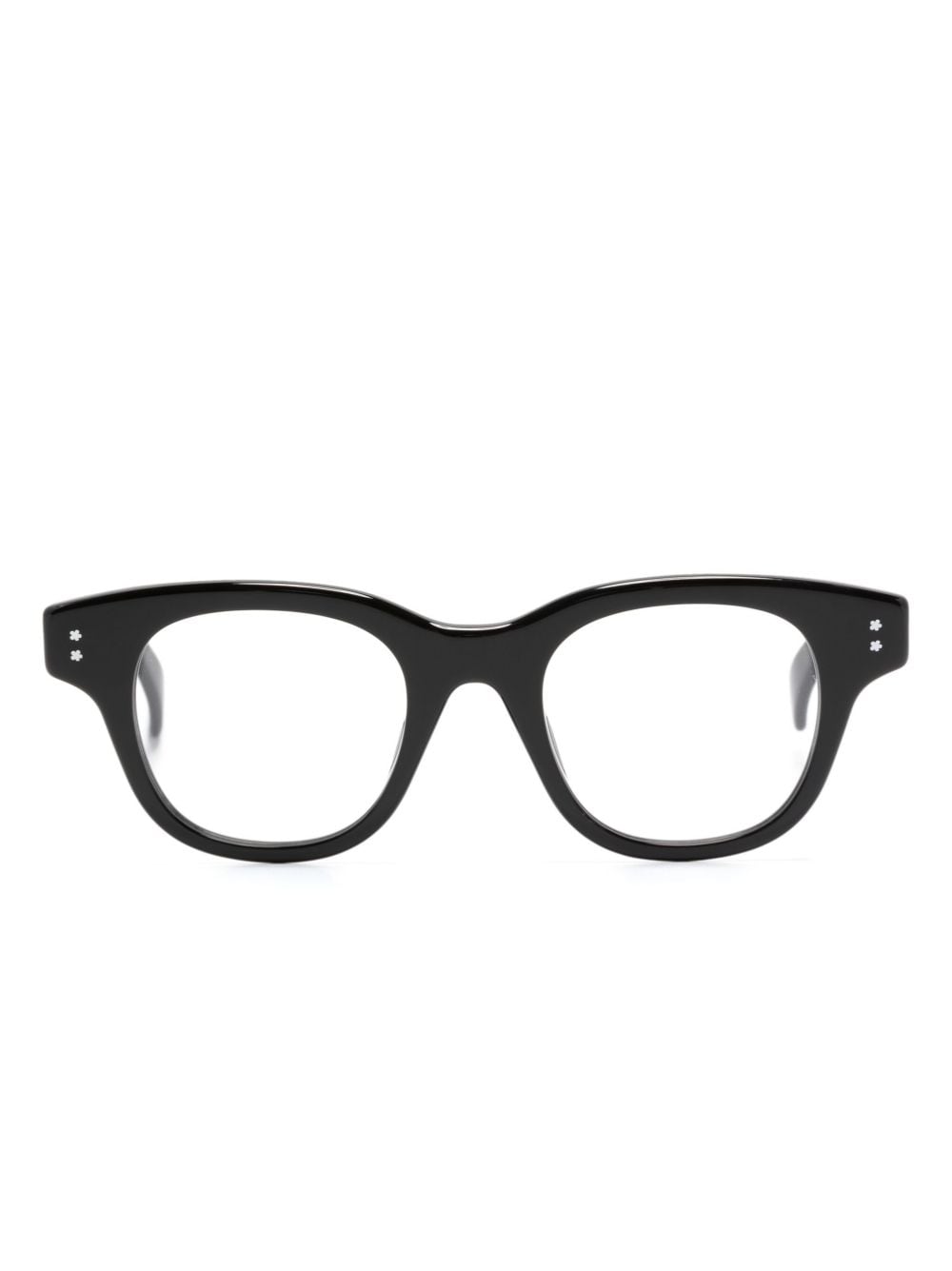 Kenzo Eckige Brille mit Logo-Print - Schwarz von Kenzo