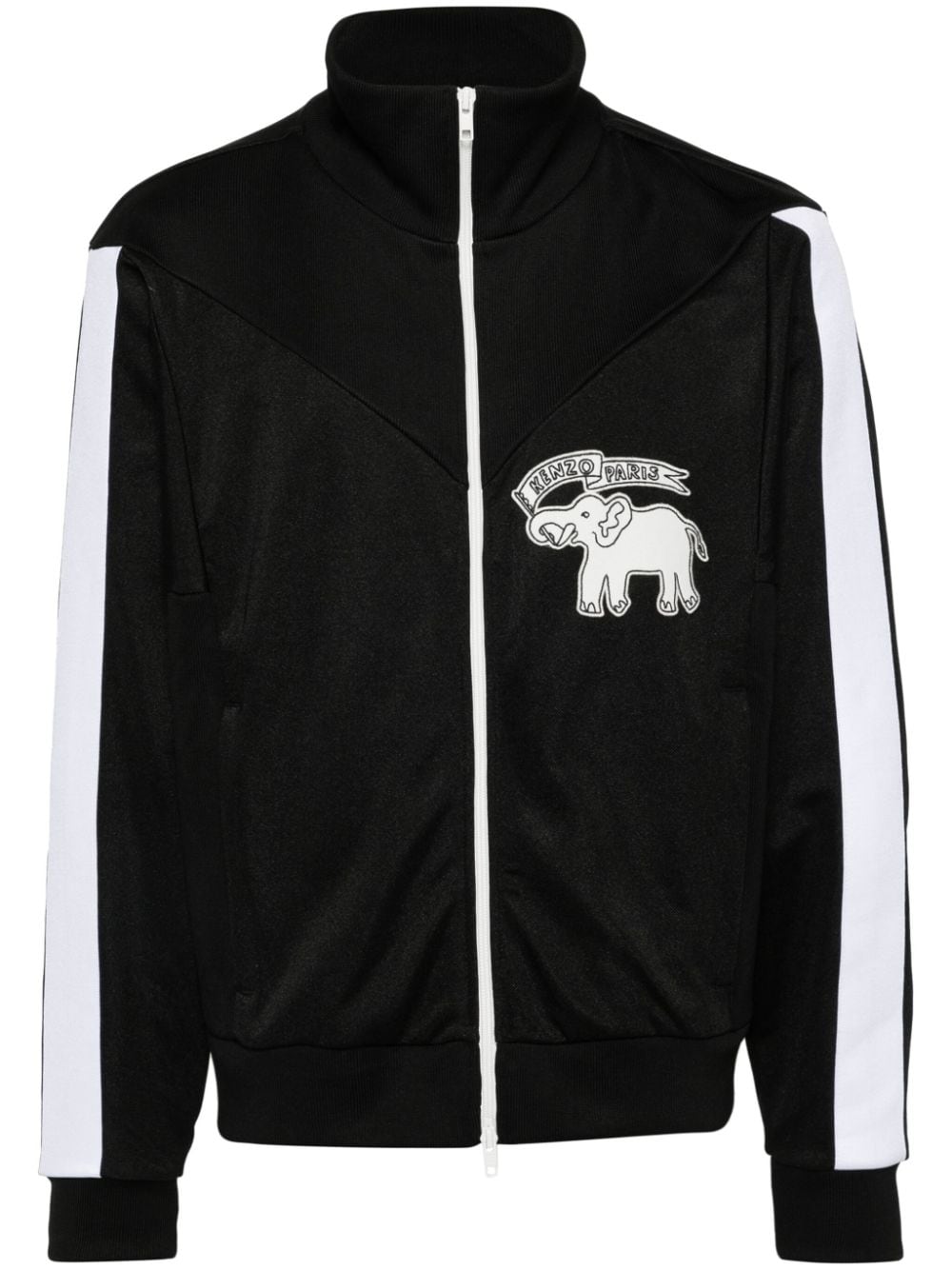 Kenzo Elephant Flag Sportjacke - Schwarz von Kenzo